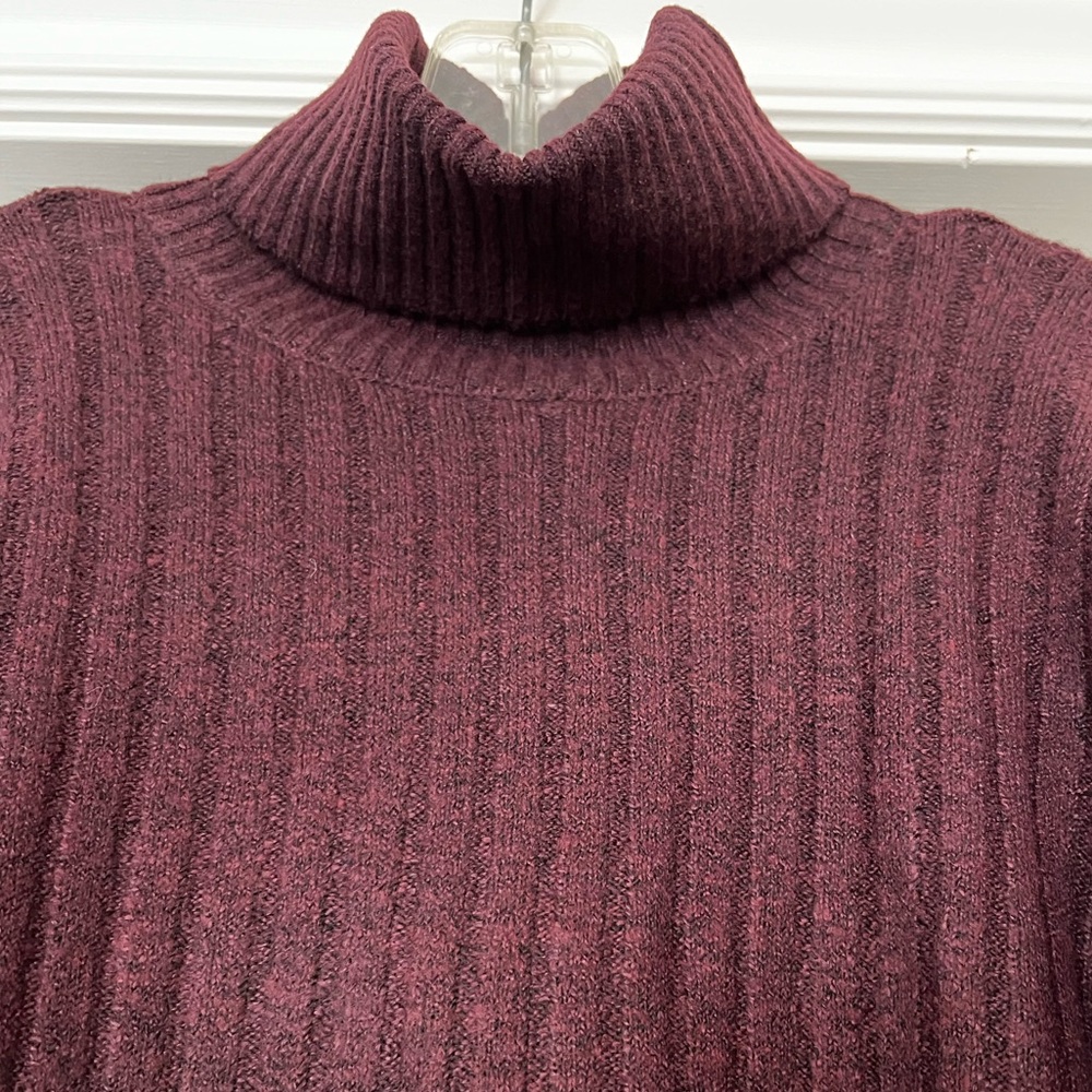 CLEARANCE Women’s Turtleneck Balloon-Sleeve Sweater Size Large - Picture 9 of 9